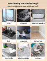 Cepillo de Limpieza Eléctrico Multifuncional Herramienta de Lavado de Platos de Cocina Recargable - details 0