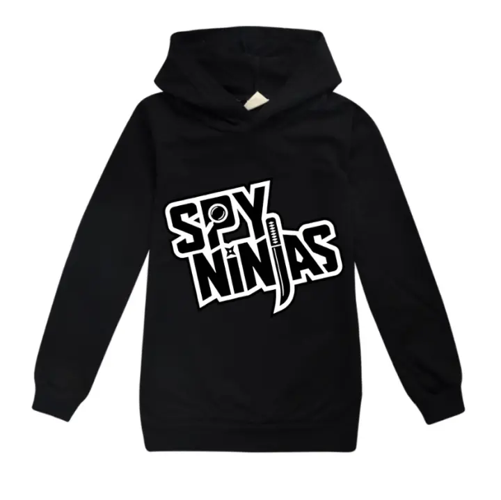 Nueva sudadera con capucha Spy Ninja para niños y niñas, sudadera informal de manga larga con capucha, Tops - 1