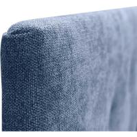 Lujo de Cama con Cabecero de Polipiel o Tela Liso 150x105cm con Patas Tela Beige - details 20