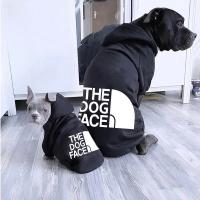 Sudadera con capucha para perros pequeños y grandes, abrigo de viento con cara de perro, chaqueta de Bulldog Francés, ropa cálida - details 2