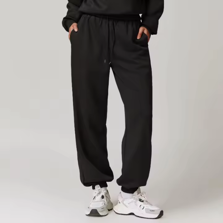 Pantalones de jogging para mujer, pantalones deportivos de cintura alta, ropa deportiva cómoda, ropa informal ligera con bolsillos - 1