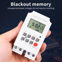 Interruptor de temporizador Digital, relé programable electrónico automático, Control de tiempo de 168 horas, semana/día/minutos/segundo, KG316S 220VAC 25A - details 4