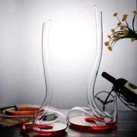 Botella de vino creativa de vidrio transparente serpentina, hervidor de agua, hotel, bar, hogar, cocina, artículos decorativos, 1,1 L, 2 L - details 6