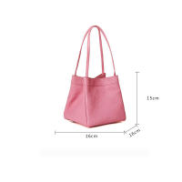 Bolso de Mujer de Cuero PU Bolso Tote Diseño de Lujo Bolso de Hombro Simple Bolso Bandolera para Mujer Estilo Femenino - details 23