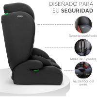 Silla de coche, Grupo 1/2/3, 9-36 kg (76-150 cm), Silla coche bebé y niños, Reposacabezas 13 posiciones, 15 meses a 12 años, Cadeira Auto, Gris - details 11