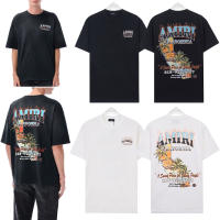 Camisa de manga corta con logotipo frontal de moda de verano de alta calidad, camiseta holgada de algodón puro para hombre, nuevo accesorio de camisa informal estilo pareja - details 19