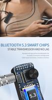 Transmisor y receptor de Audio con Bluetooth 5,3, 3,5mm, AUX, estéreo, 2 en 1, adaptador inalámbrico de música HIFI con micrófono para TV, PC, Kit de auriculares para coche - details 7