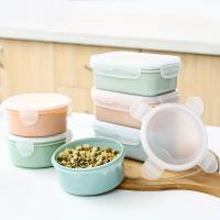 Fiambrera con tapas herméticas, 1 piezas, contenedor de almacenamiento de alimentos, fiambrera segura para microondas, sin BPA, a prueba de fugas - details 1