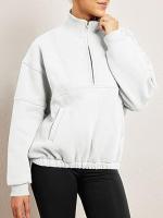 Otoño Invierno nueva moda sudadera Casual mujer bolsillo pulóver cuello alto manga larga Top - details 13