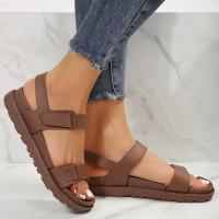 Comfy Stylist Summer Platform Sandals Hook And Loop Fastener Adjustable Sports Sandals Women Footwear - details 7