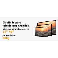 soporte tv 43 pulgadas pared