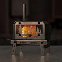 Mini Estufa de Camping de Acero Inoxidable Ideal para Estufa de Fuego, Picnic, Quemador de Incienso - details 4