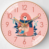 Reloj de dibujos animados creativo con personalidad de 8 pulgadas y 20cm, reloj rojo de red simple y moderno - details 0