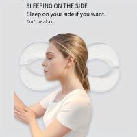 Almohada de lujo y cómoda para dormir para mujeres: reduce las arrugas, repara las mejillas, viene con una funda de tela, hipoalergénica, no requiere pilas. - details 2