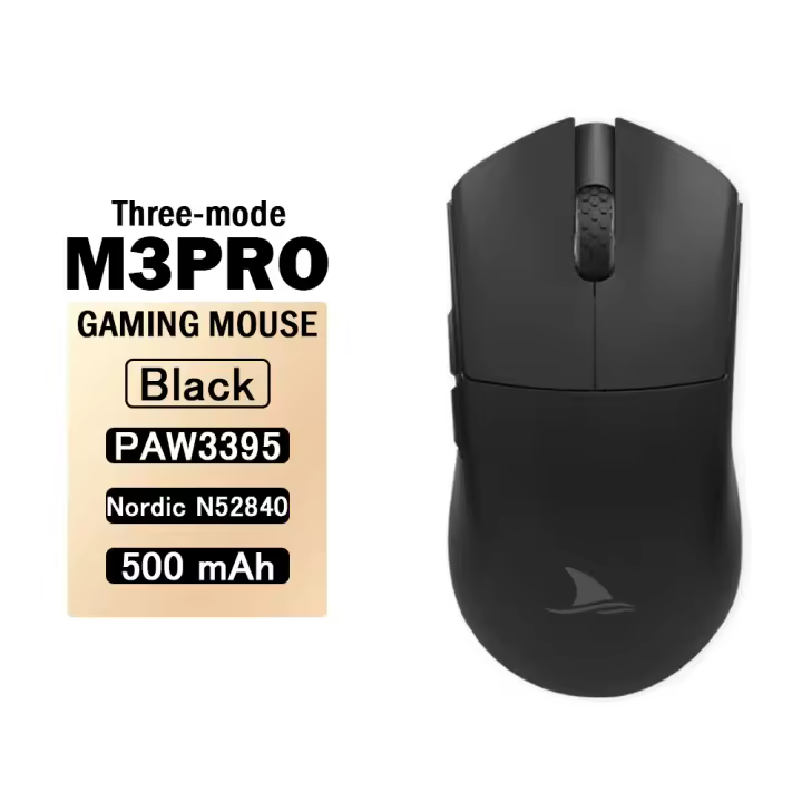 Darmoshark M3PRO 4K Tri-Mode Wireless Buletooth Gaming Mouse Recargable PAW3395 Ligero Para Ordenador PC Oficina Ratones - 1