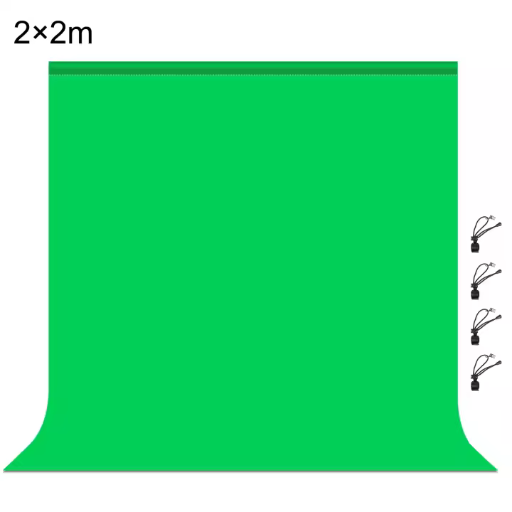PULUZ-Fondo de fotografía grueso, telón de fondo de tela para estudio fotográfico, 2m x 2m - 1