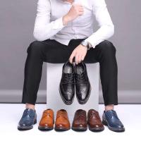 Zapatos formales de oficial, zapatos de cuero para hombre - Compras en línea - details 0