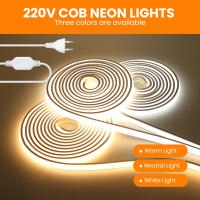 Tira de neón COB para exteriores, cinta Flexible de alto brillo, impermeable IP65, 220 LED/m, RA90, para decoración del hogar y el jardín, 288 V - details 4