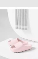 Pudín zapatillas de las mujeres de fondo grueso de verano casa baño sandalias de baño antideslizante pisando zapatillas de mierda afuera - details 8