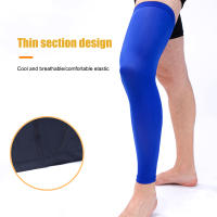 Mangas de compresión de pierna de longitud completa para hombres y mujeres, Mangas de rodilla deportivas, protección UV, mangas largas de pierna, baloncesto, fútbol, correr, 1 par - details 3