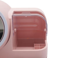 Organizador de Maquillaje Moderno con Espejo LED Caja de Almacenamiento de Cosméticos con Carga USB - details 11