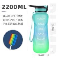 Botella de Agua de 1000ml Botella Deportiva de Plástico Tritan sin BPA y Prueba de Fugas - details 6