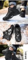 Zapatillas de deporte para hombre, montañismo, cuero impermeable, senderismo, invierno cálido para hombre, botas de nieve, zapatos de trekking al aire libre - details 41