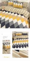 Juego de Ropa de Cama de Algodón Puro de Alta Calidad para el Hogar con Funda de Edredón de Manga Reina 100% Algodón Amigable con la Piel con Sábanas y Fundas de Confort - details 20