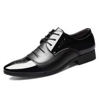 Pakaian Chaussure Homme zapatos formales de hombre de diseño italiano de alta calidad negros, cuero - details 14
