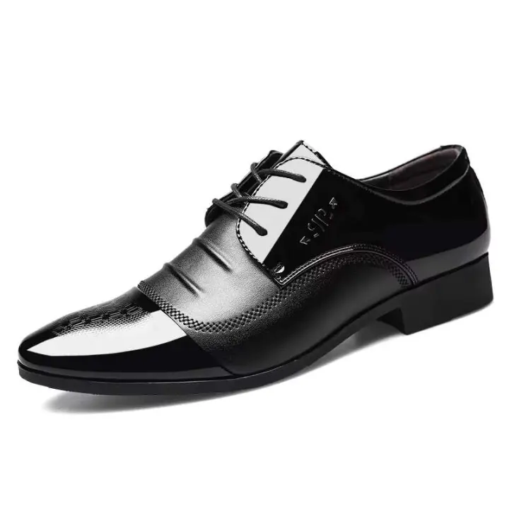 Exquisita artesanía, nuevo estilo asequible de zapatos de pantorrilla para uso formal de negocios para hombres y diseño de cuero grande. - 1