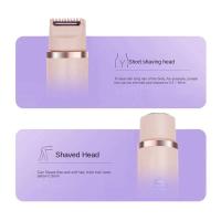 【Nuevo lanzamiento】 Recortadora de bikini para mujer Depilación indolora para mujer 2 en 1 Afeitadora húmeda y seca para mujer - details 9