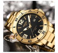 Reloj de negocios luminoso de primera marca con correa de acero inoxidable y movimiento de cuarzo analógico NIBOSI de lujo de primera calidad para hombre - details 18
