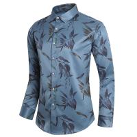Camisa de negocios con imprimación numérica para hombres, camisas para manches longues, camisas para fumar, décontracté, fête, boîte de nuit, plage, printemps, mode automne - details 6
