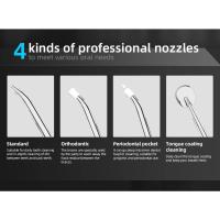 Irrigador Bucal Profesional Limpieza Dental - Irrigador Limpieza Dental, with 4 Boquillas 4 Modos, IPX7 Impermeable - details 4