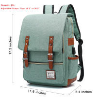 Mochila escolar adolescentes para portátil con puerto de carga USB, elegante mochila de viaje resistente al agua - details 5