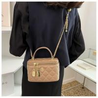 Bolso pequeño Popular de este año para mujer, novedad de verano 2025, bolso de mano acolchado con cadena, bolso de hombro tipo bandolera con caja versátil - details 27