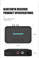 Adaptador receptor de Audio USB Bluetooth 5,3, música estéreo inalámbrica de 3,5mm, AUX R/L RCA, compatible con reproducción de u-disk para amplificador de altavoz - details 10
