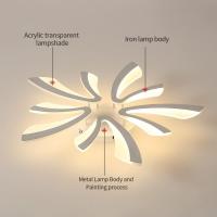Plafón LED Regulable Control Remoto 48W 5400LM 3000K-6500K Día 70cm Ideal para Sala de Estar, Dormitorio, Comedor, Baño, Pasillo Blanco - details 7