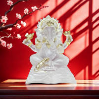 Adorno indio, decoración creativa para el hogar, cristal de agua, resina, Buda, elefante tailandés, tronco, Dios de la riqueza - details 1