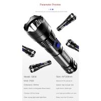 Linterna LED de Alta Potencia Portátil, Impermeable, Más de 93m de Luz de Camino, Carga USB, Ideal para Acampar y Pescar - details 9