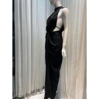 Primavera nicho diseño de alta dama puro deseo colgar cuello flaco francés calado retorcido shell fuga cintura vestido - details 32