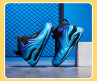 Zapatos de baloncesto antideslizantes para niños, zapatos deportivos de cuero impermeables, cómodos zapatos atléticos de entrenamiento de gimnasia, Zapatillas altas para niños - details 11