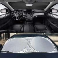 Cubierta para ventana de coche, parasol, protector de parasol, parabrisas plegable, protección UV automática, accesorios de diseño de cortinas - details 0