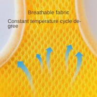 Arnés de nailon para perro con dibujos de pato, hebilla ajustable, cuerda transpirable para perro con pato amarillo, cuerda de tracción desmontable a prueba de Escape - details 1