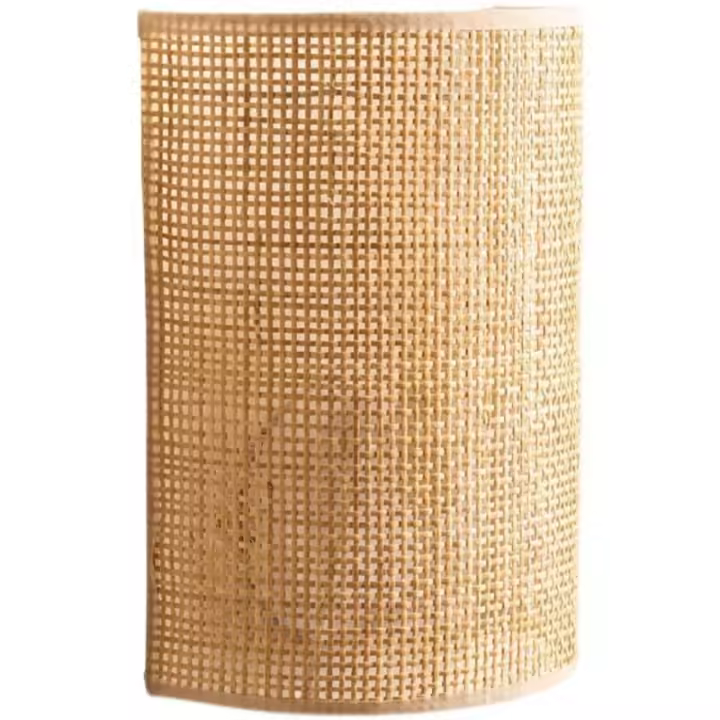 Lámpara de Pared de Ratán Tejida a Mano Estilo Bohemio Costero para Sala de Estar, Dormitorio, Hotel, Pasillo Iluminación y Decoración - 1