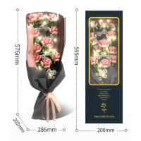 Ramo de Rosas Artificiales Resistente a UV Ideal para Decoración de Hogar, Regalo de San Valentín y Aniversario Tipo de Maceta - details 0
