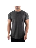 Moda Masculina Slim Fit Camiseta de Manga Corta para Fitness Diseño Muscular para Corredores - details 18