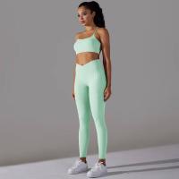 Conjunto de Yoga para Mujeres Sports Bra con Bolsillos, Leggings de Levantamiento de Glúteos, Zapatillas de Correr - details 11