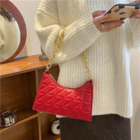 Bolso de hombro Hobo para mujer, bolso de cadena, a cuadros, de moda, avanzado, nueva tendencia - details 30