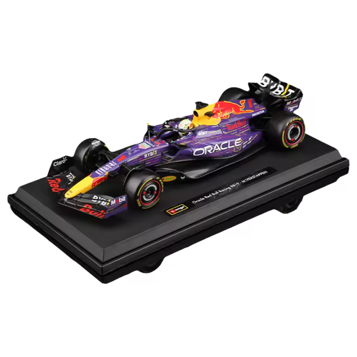 Bburago 1:18 Gran Tamaño Modelo F1 RB19 Red Bull Carrera De Fórmula Aluminio Juguete Especial Capa Miami Grand Prix De Las Vegas 2023 - 1